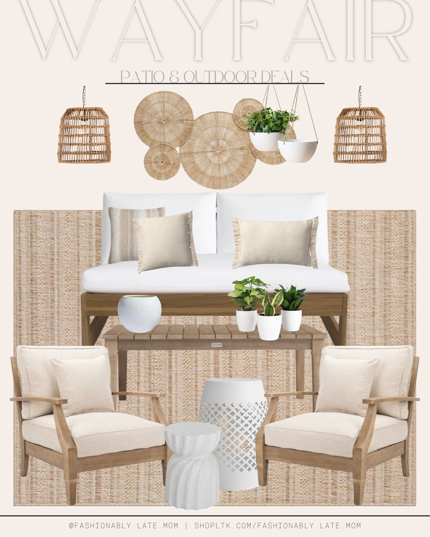 Wayfair Outdoor Patio Deals

Home style
Patio furniture
Spring home accents
Spring wall art
Raffia furniture
Bamboo furniture
Wicker furniture
Patio chairs
Summer Entertaining
Pool float
Pool furniture
Home decor
Affordable home
Glassware
Cookware
Aesthetic home
Silk robe
Silk pillowcase
Area rug
Accent chair
Living room furniture
Home style
Kitchen appliances
Walmart home
Home refresh
Dutch oven
Affordable home
Accent chairs

#LTKSeasonal #LTKSaleAlert #LTKHome