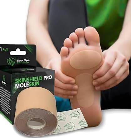 SpecOps Biosciences Thin Athletic Moleskin - Veteran Combat Medic Engineered Blister Prevention |... | Amazon (US)