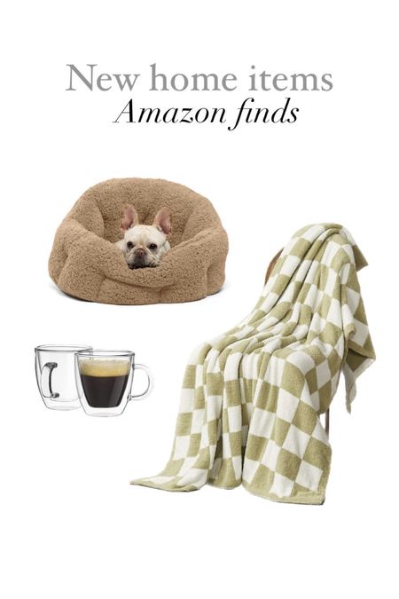 Amazon home finds
Dog bed
Checkered blanket
Espresso clear mugs 


#LTKhome #LTKunder50 #LTKHoliday