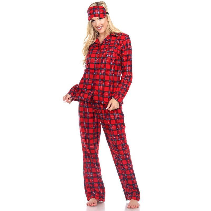 Women's Three-Piece Pajama Set - White Mark | Target