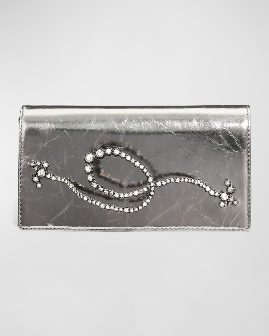 Alexis Bittar Punk Royale Cracked Metallic Clutch Bag | Neiman Marcus