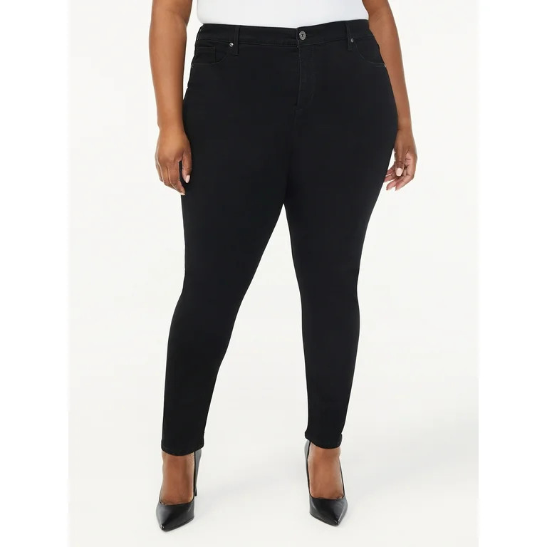 Sofia Jeans by Sofia Vergara Women’s Plus Size Super High Rise Seamless Jeans | Walmart (US)