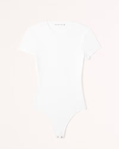 Women's Soft Matte Seamless Tee Bodysuit | Women's Tops | Abercrombie.com | Abercrombie & Fitch (UK)