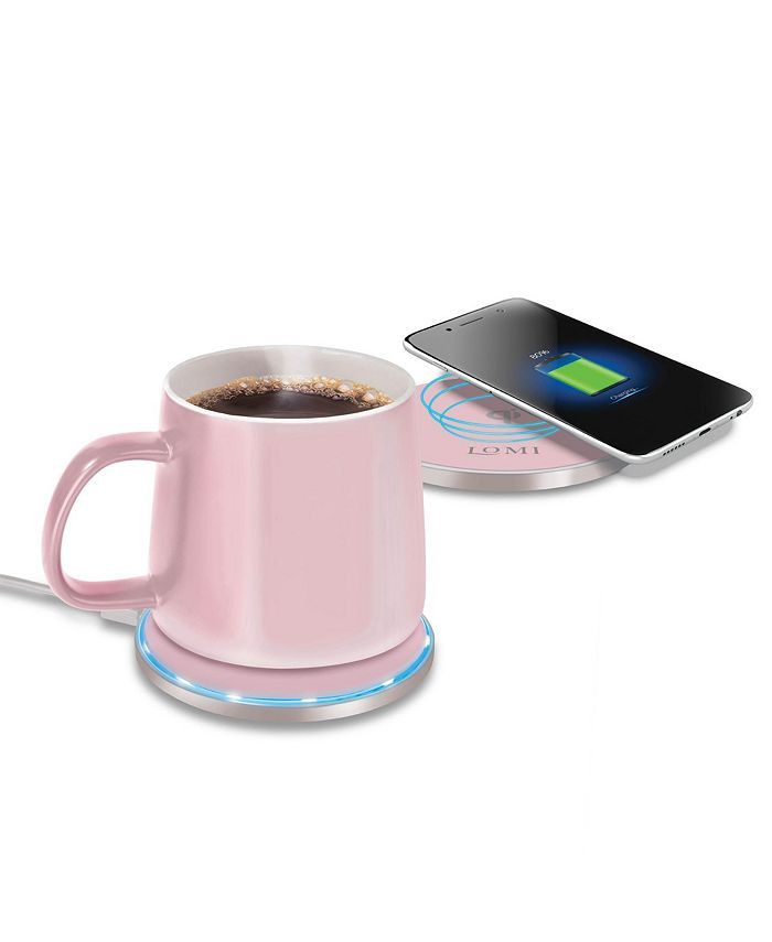 Lomi 2-in-1 Smart Mug Warmer and Qi Wireless Charger Set, 2 Piece & Reviews - Shop All Holiday - ... | Macys (US)
