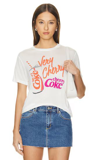 Very Cherry Cherry Coke Tee in Vintage White | Revolve Clothing (Global)