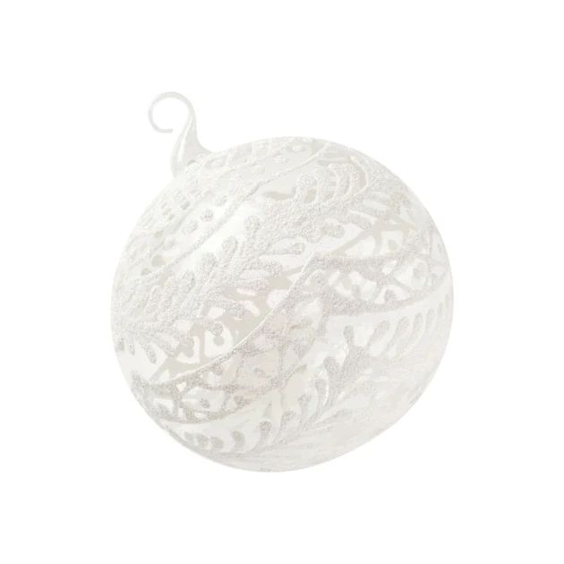 Winter Lace Glass Ornament - Set of 3 | Cailini Coastal