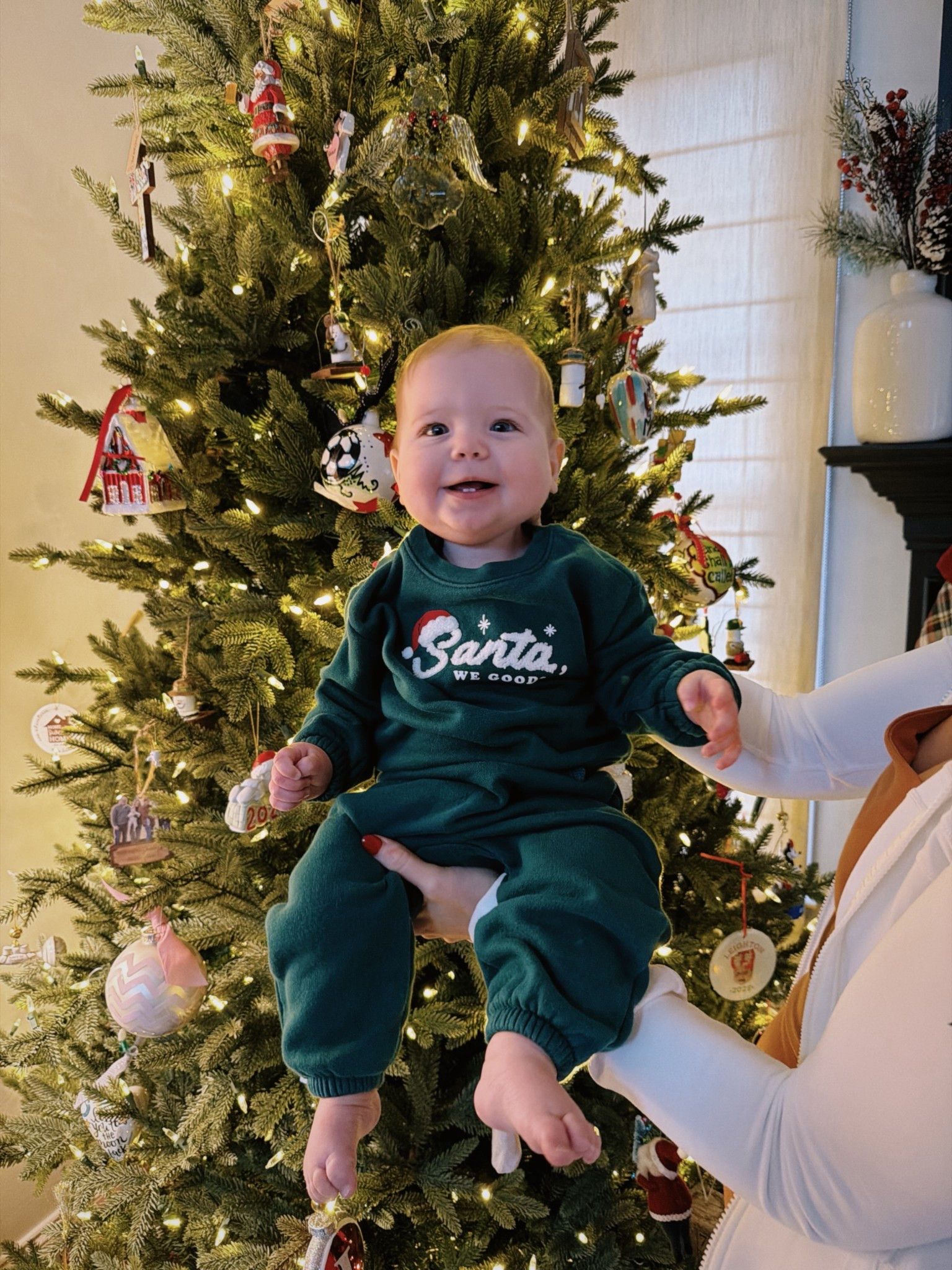 Baby’s first christmas 🥹🎄 Her set is just $10 rn!! (60% off PLUS an extra 20% off at checkout!)

#LTKHoliday #LTKKids #LTKBaby