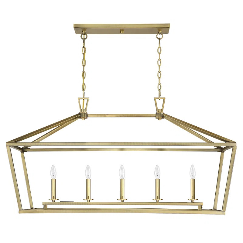 Israel 5-Light Kitchen Island Linear Pendant | Wayfair North America