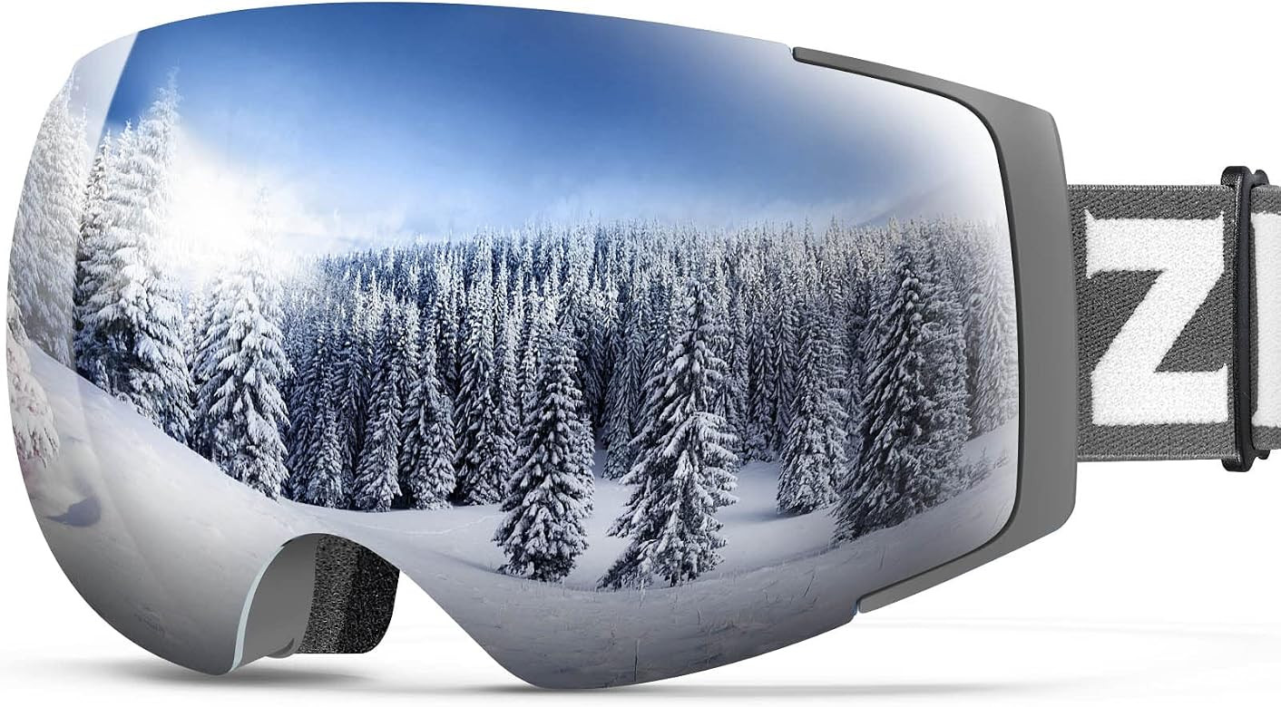 ZIONOR X4 Ski Goggles Magnetic Lens - Snowboard Snow Goggles for Men Women Adult | Amazon (US)