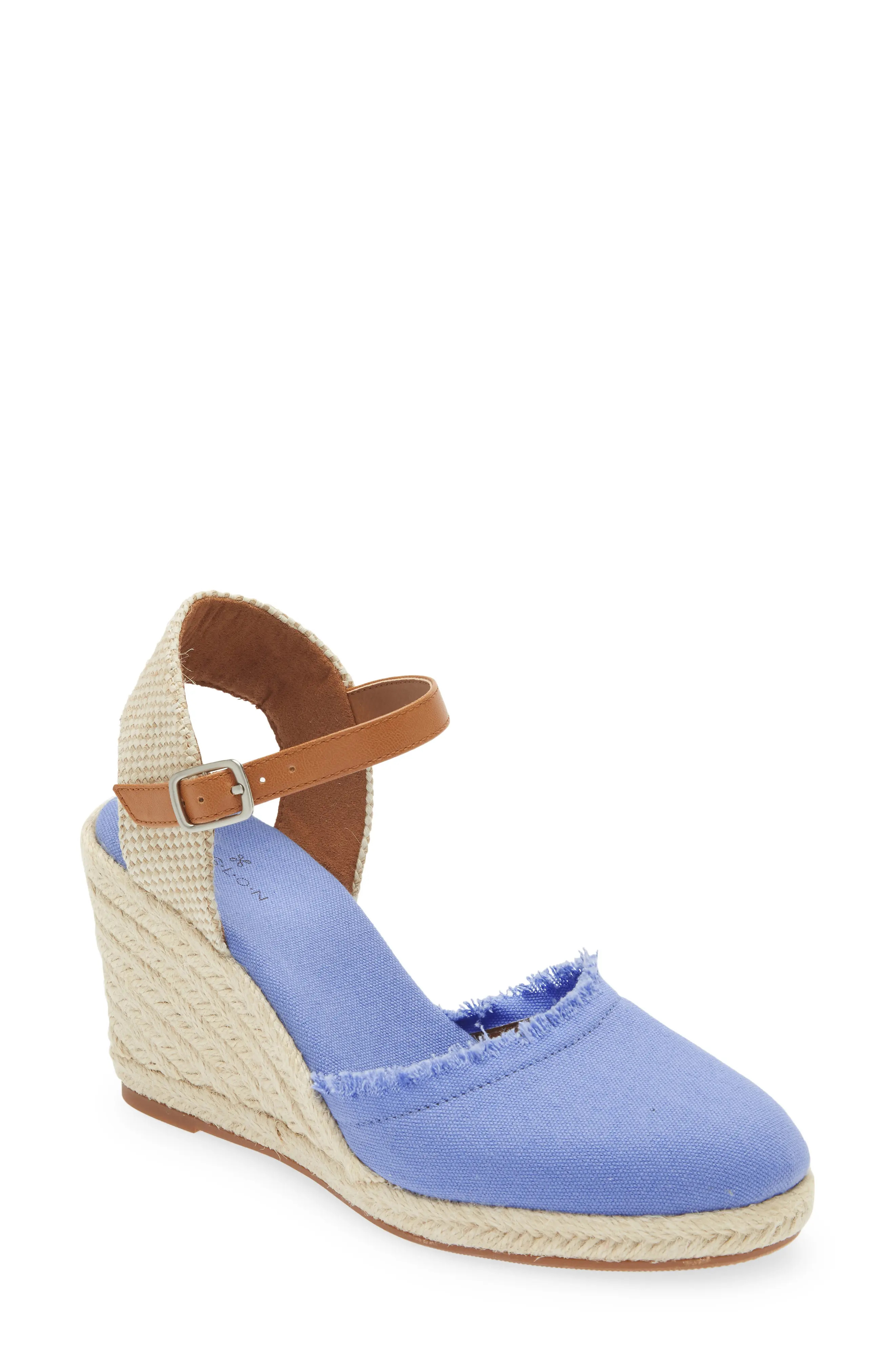 Caslon(R) Sagittario Wedge Espadrille in Blue Cornflower at Nordstrom, Size 9 | Nordstrom
