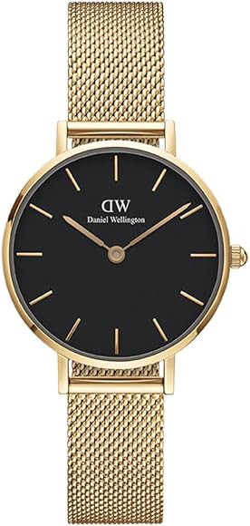 Daniel Wellington Petite Evergold Watch, Gold Mesh Bracelet | Amazon (US)