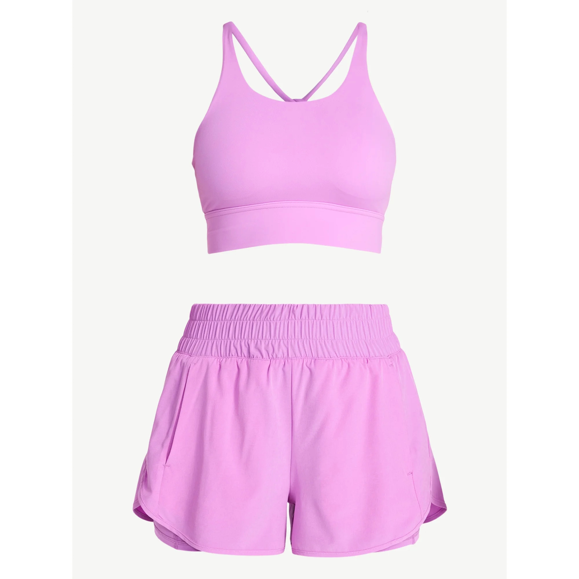 Avia Women’s Strappy Longline Bra, Sizes XS-XXXL - Walmart.com | Walmart (US)