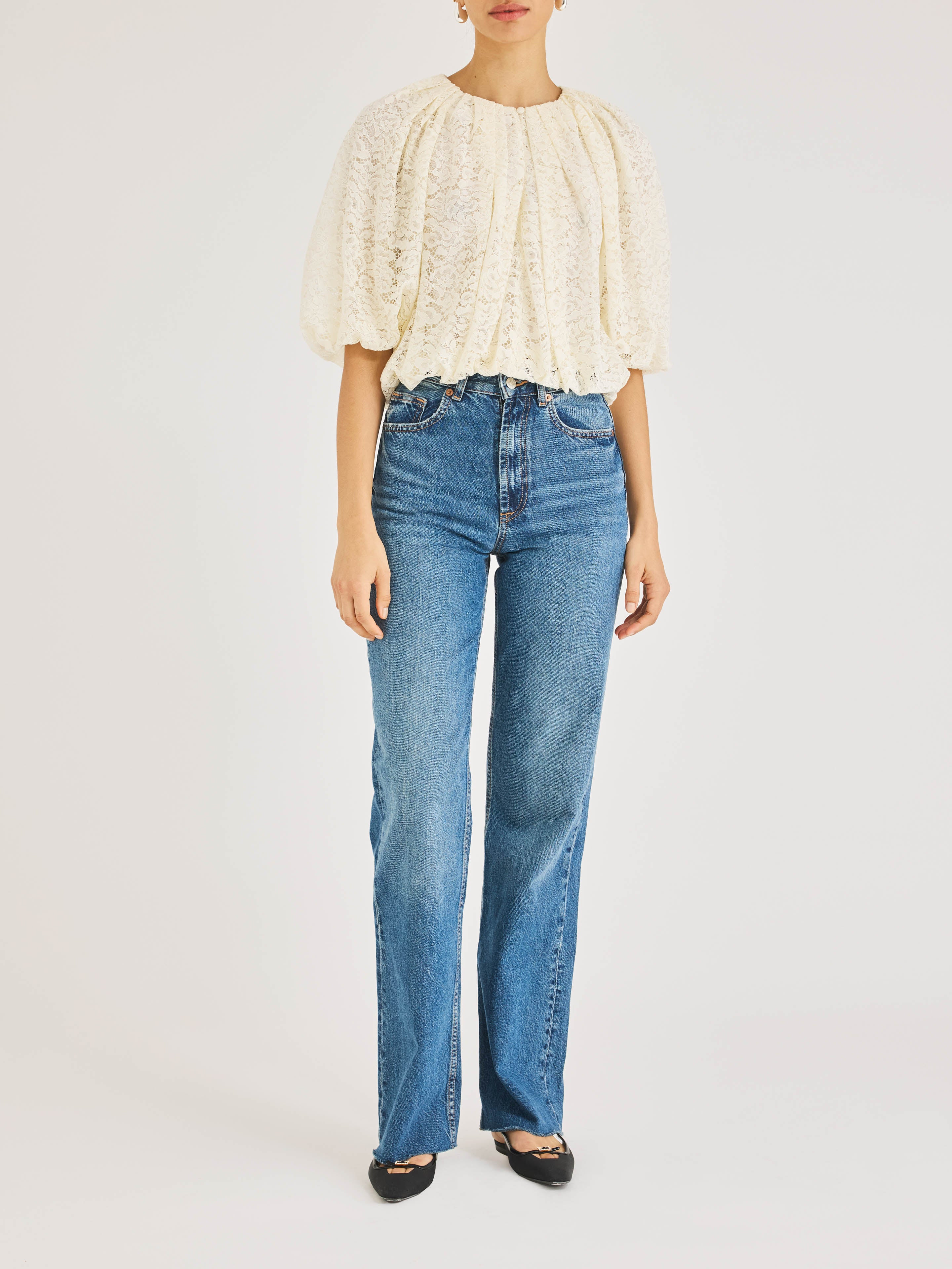 Idun Lace Top | Rebecca Taylor
