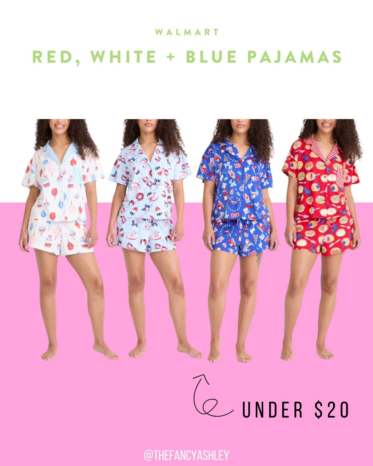Our fave Walmart PJs are BACK, baby! Red, white, blue just in time for Memorial Day and SO comfy—I'm obsessed. They're only $17, so RUN, don't walk!

#LTKStyleTip #LTKSeasonal #LTKFindsUnder50