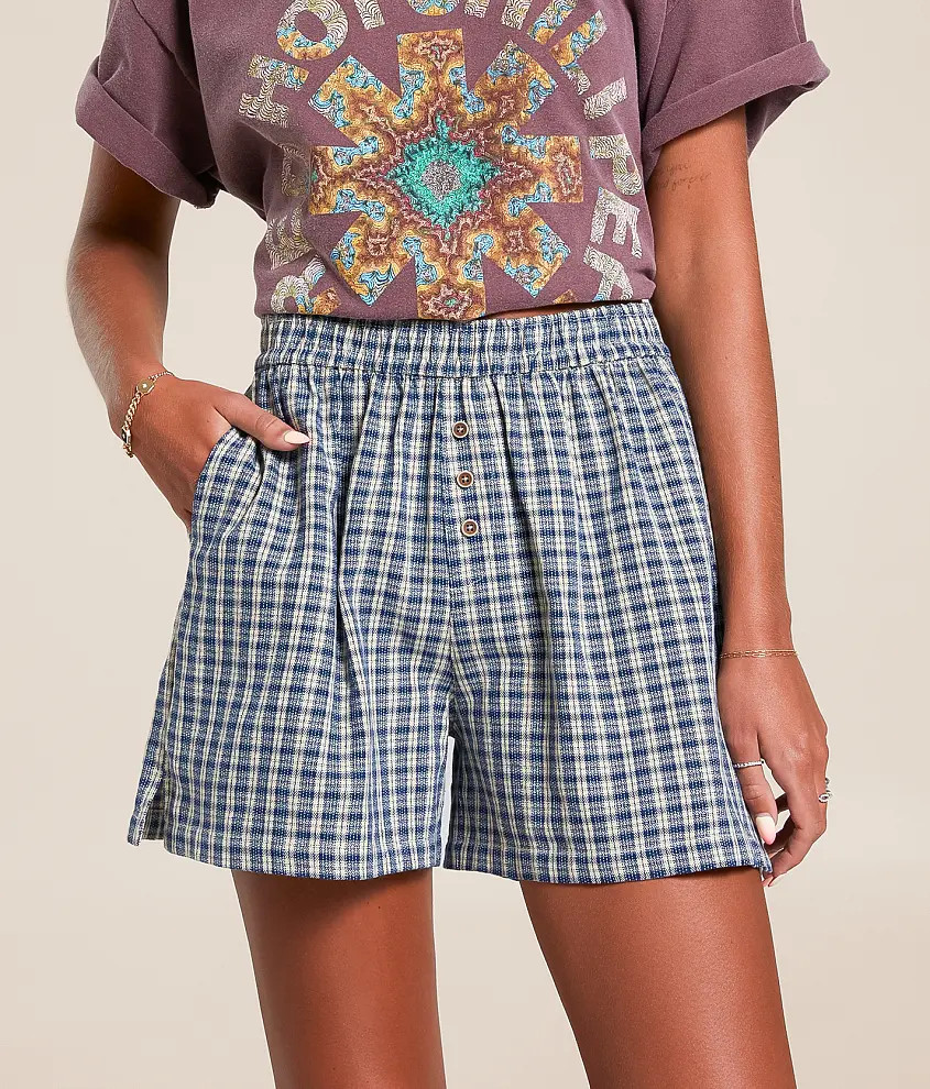 Blue Plaid Boxer Short | Buckle