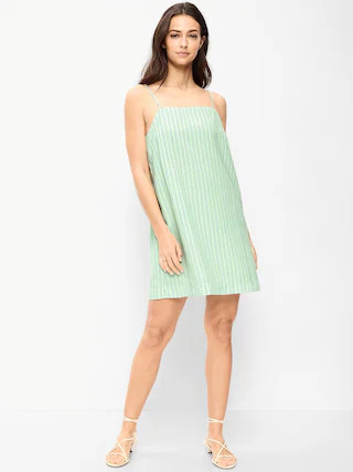 Strappy Mini Shift Dress | Old Navy (CA)