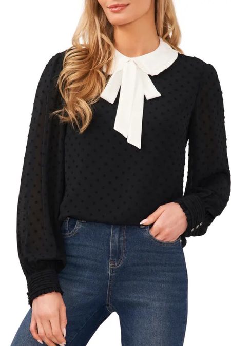 Nordstrom anniversary sale Peter Pan blouse with bow for work or business casual

#LTKxNSale #LTKsalealert #LTKworkwear