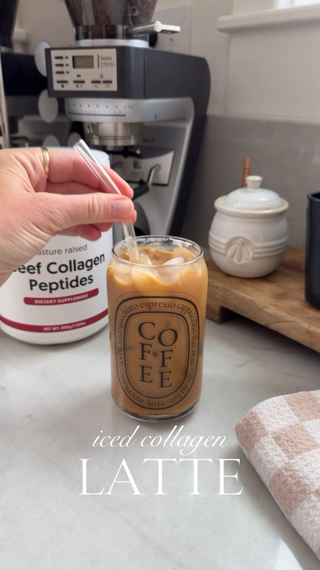 Starting my day with this creamy iced collagen latte ☕️ It’s become my favorite morning ritual — simple, delicious, and gives me that gentle boost without the crash. I stir in 2 scoops of Carnivore Aurelius Pure Collagen Peptides (grass-fed & flavorless) for skin, hair, nails, joints, and that inside-out glow✨
Here’s how I make it👇🏻
→ 2 scoops collagen + warm espresso shots, stir until smooth
→ Add ice
→ Pour in 1 cup milk of choice (I love coconut!)
→ Optional: a drizzle of honey or vanilla for extra sweetness
Creamy, lightly sweet, and so easy. Perfect for busy mornings while chasing the boys!
Save this for your next morning ritual! Shop my go-to collagen with code KASEY15 (link in bio) 💛

#IcedCollagenLatte #MorningRitual #CollagenPeptides #LowToxLiving 
