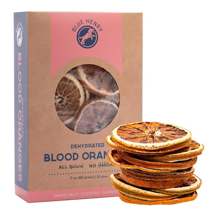 BlueHenry Dehydrated Blood Orange Wheels - 2.5 oz - 20+ slices - Natural Fruit | Amazon (US)