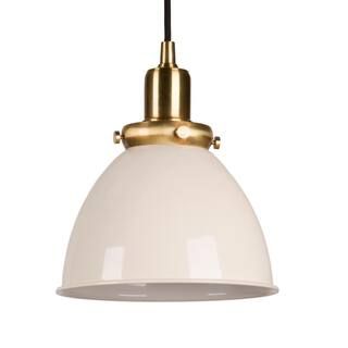 Madison Pendant in Pearled White | The Home Depot