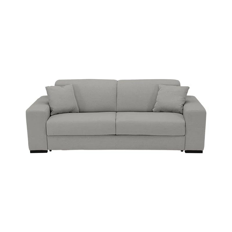 Mo Italian 88" Stain and Abrasion Resistant Performance Fabric Upholstered Sleeper Sofa | Wayfair North America