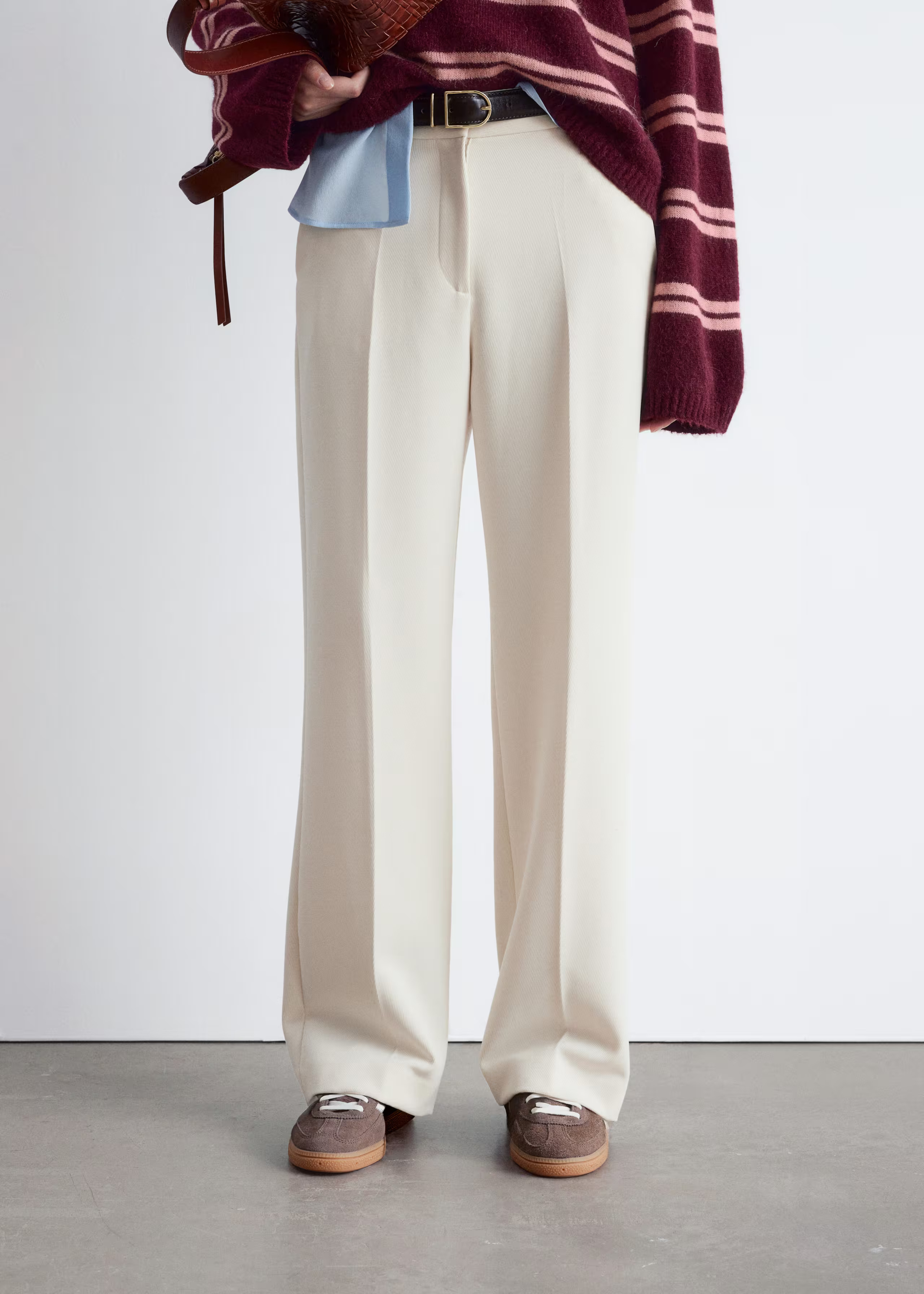 Wide Press-Crease Trousers | & Other Stories UK