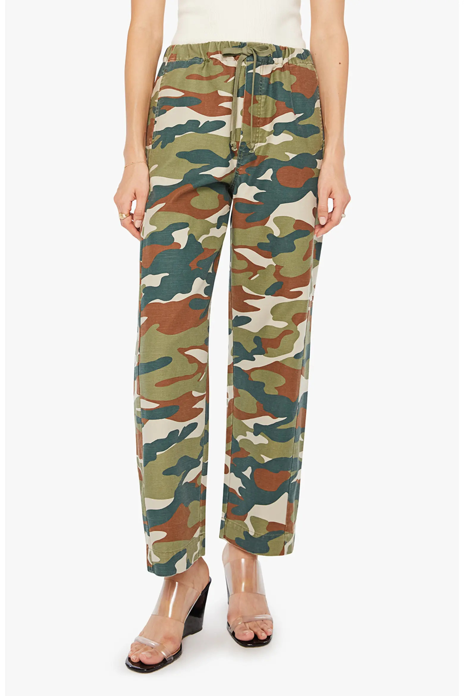 MOTHER The Drawn Half Pipe Cotton Drawstring Pants (Women) | Nordstromrack | Nordstrom Rack