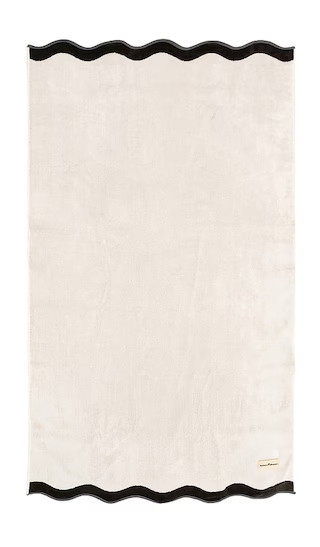 Beach Towel in Riviera White | Revolve Clothing (Global)