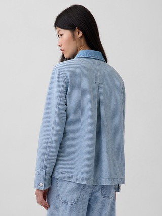 Denim Stripe Chore Jacket | Gap (US)