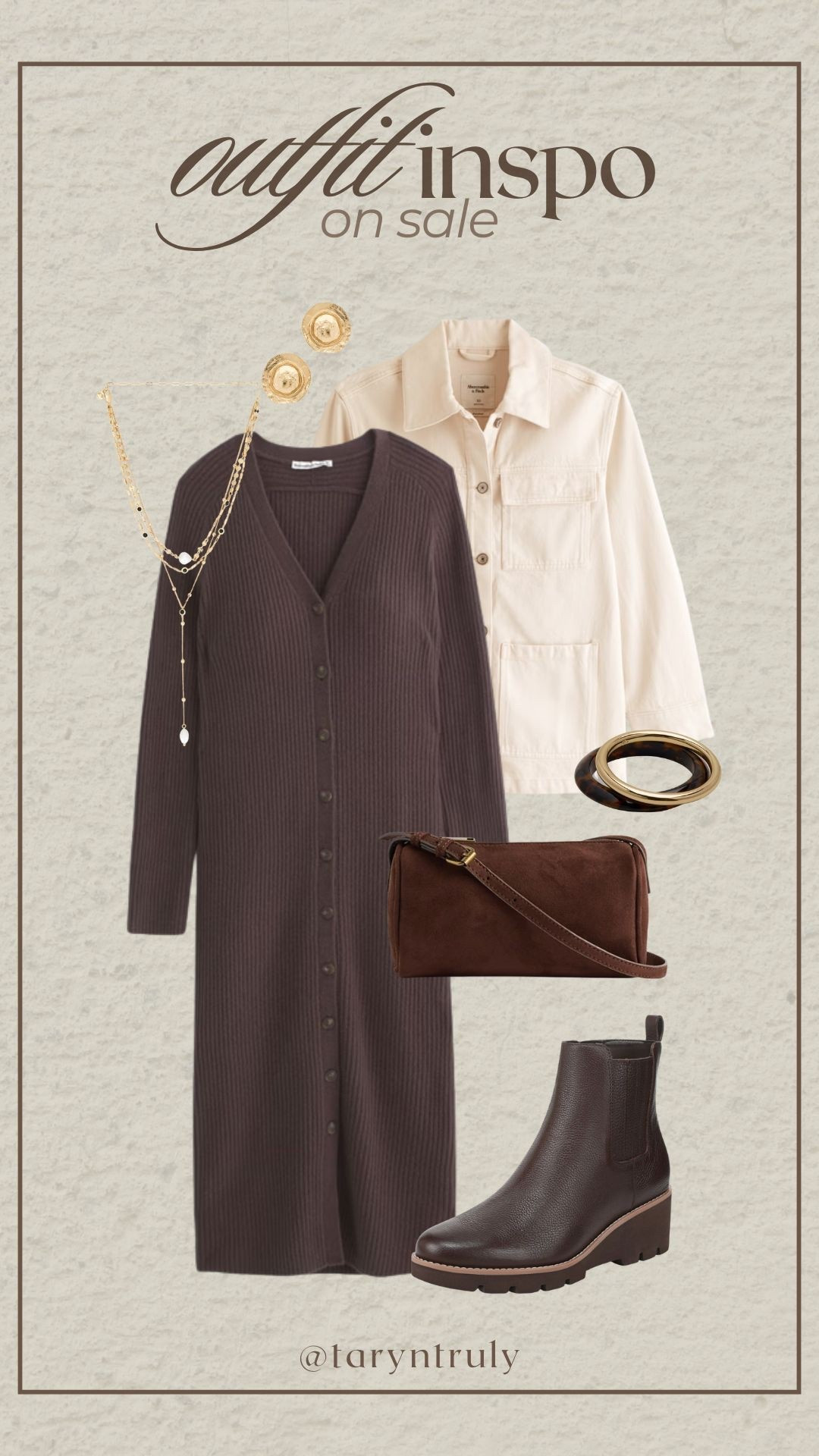 Outfit inspo on sale! I have this dress from Abercrombie already and I love it so much!🤎🤎

#LTKSaleAlert #LTKootd #LTKSeasonal