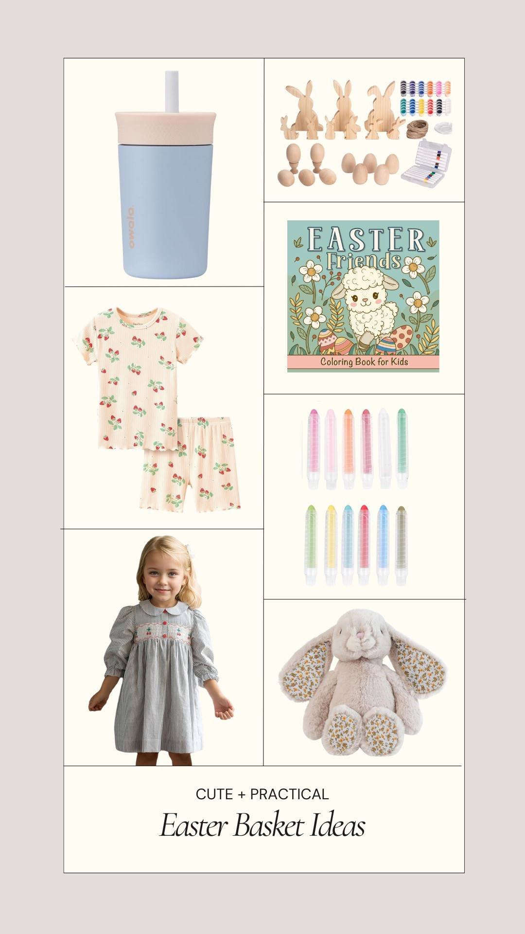 cute + practical easter basket idea for babies & kids! i'm adding an outfit, a craft, & a book to each of my girls' baskets this year. more ideas on my amazon storefront too 🐣

#LTKBaby #LTKKids #LTKSeasonal