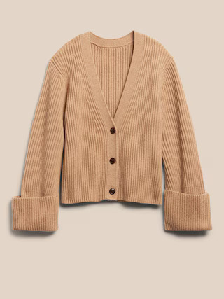 TALIA MERINO-CASHMERE CARDIGAN | Banana Republic (US)