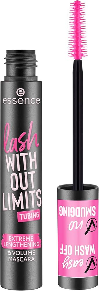 essence lash WITHOUT LIMITS TUBING Extreme Lengthening & Volume Mascara 04 Black Tubing, mascara ... | Amazon (FR)