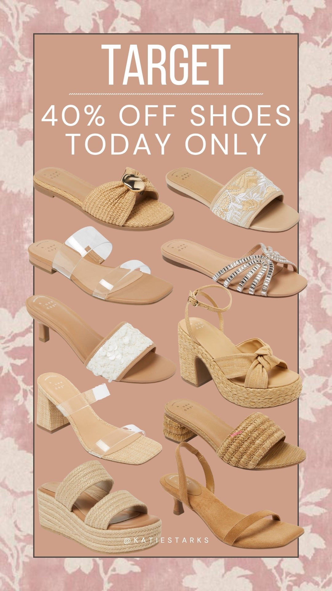 Today only - 40% off shoes  

#LTKmomlife #LTKgrwm #LTKSaleAlert