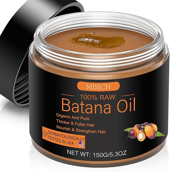 Raw Batana Oil for Hair Growth, 100% Natural Pure Dr. Sebi Botana Oil from Honduras, Unrefined Or... | Amazon (US)
