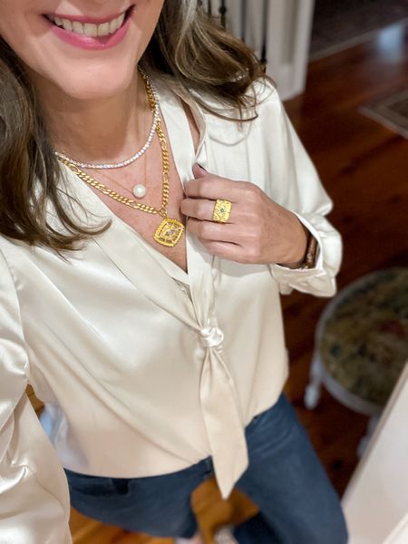 Loving these necklaces from Sequin that can be worn alone or layered! #layerednecklaces 

#LTKstyletip #LTKworkwear #LTKHoliday