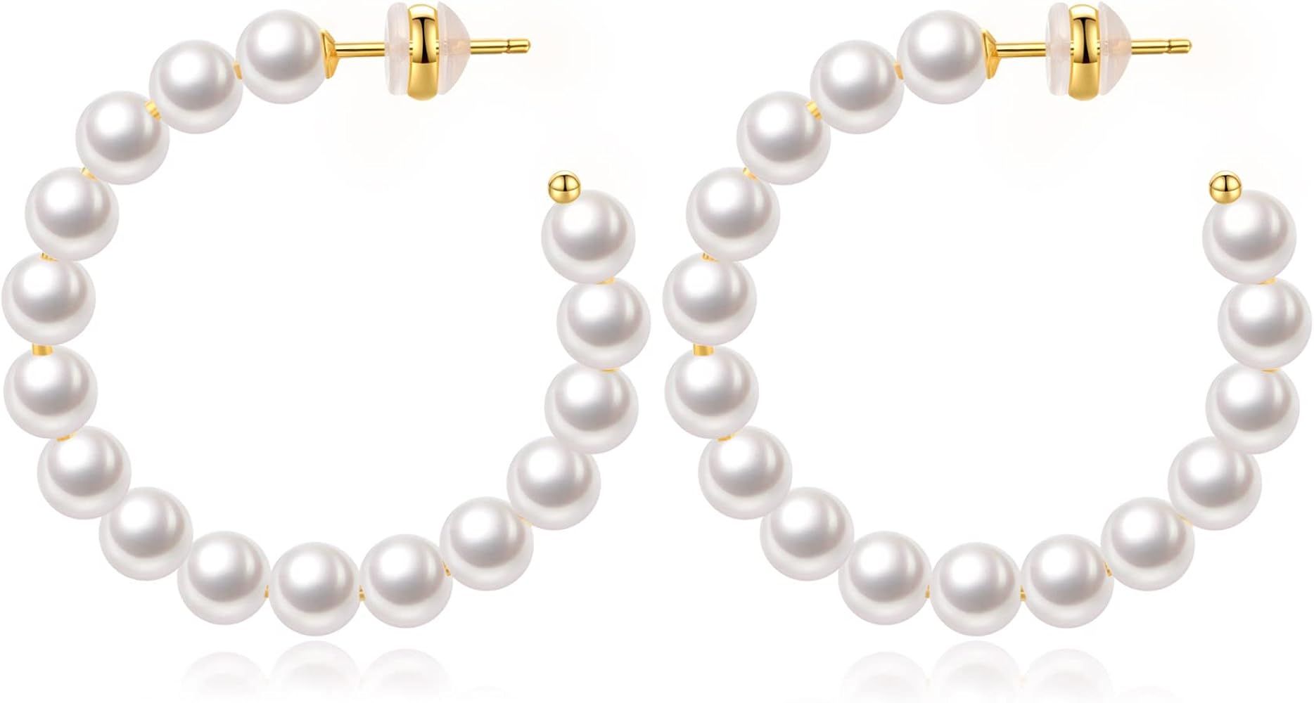 Pearl Earrings Amazon | Amazon (US)