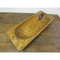 Great Value-Eurostyle Deep Rustic Wooden Dough Bowl With Handles #18-Batea-Wooden-Handmade-12 X 27 4 | Etsy (US)