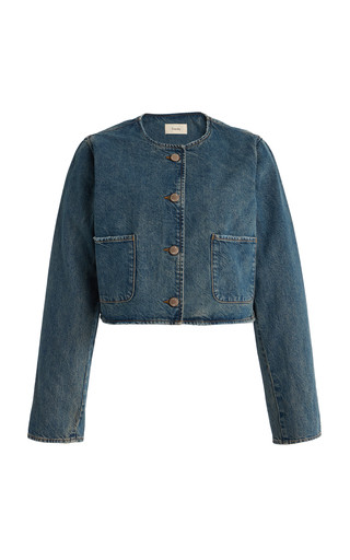 Celeste Cropped Denim Suit Jacket | Moda Operandi (Global)