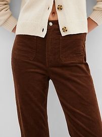 High Rise Corduroy '70s Flare Jeans with Washwell | Gap (US)