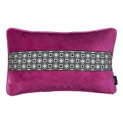Cancun Rectangular Velvet Pillow Cover & Insert McalisterTextiles Color: Fuchsia Pink, Size: 16" x 2 | Wayfair North America