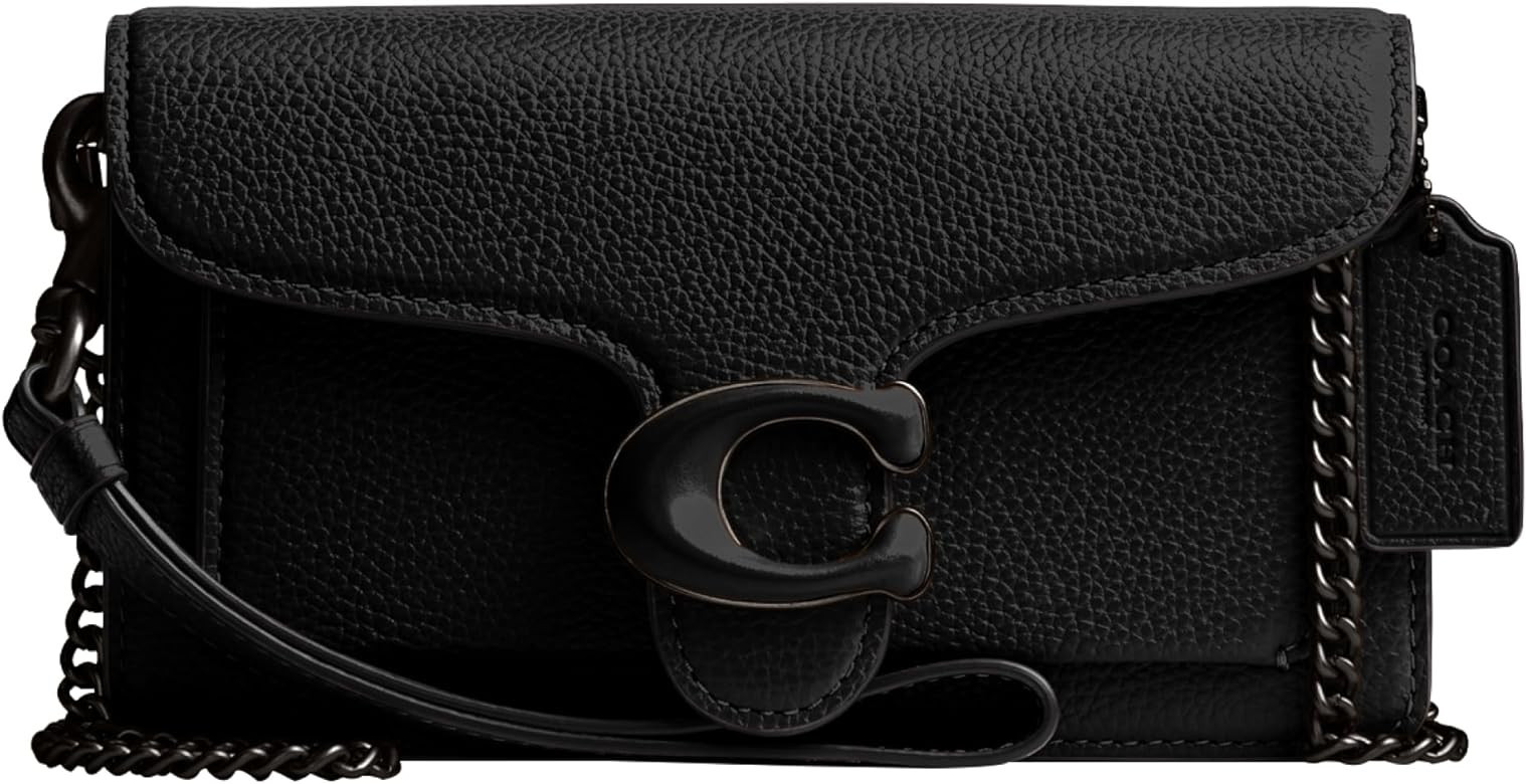 COACH Polished Pebble Tabby Wristlet | Amazon (US)