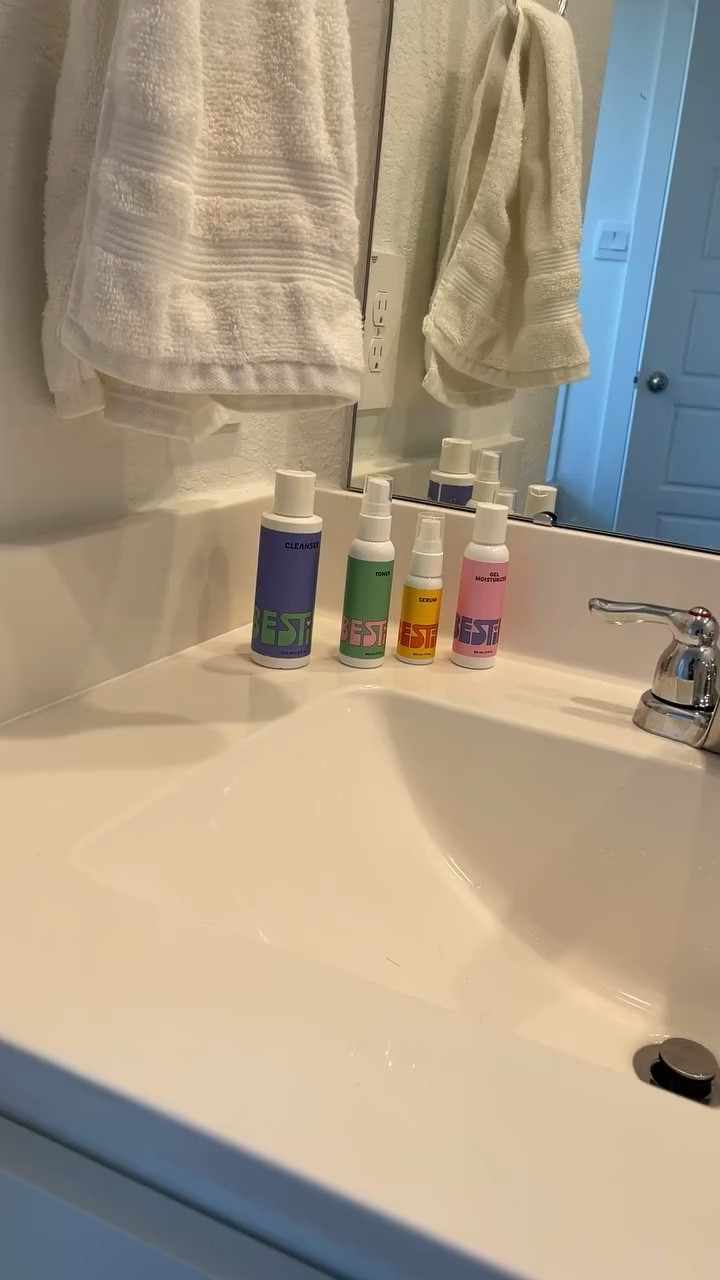 My skincare routine just got an upgrade with the new Besties Bundle! It is gentle for every skin type and tone and has vitamin C. The bundle includes: cleanser, toner, serum, and gel moisturizer. My skin is looking amazing ✨

 Beauty, skincare, skincare routine, self care, morning routine, glow, 

#LTKFindsUnder50 #LTKGiftGuide #LTKVideo