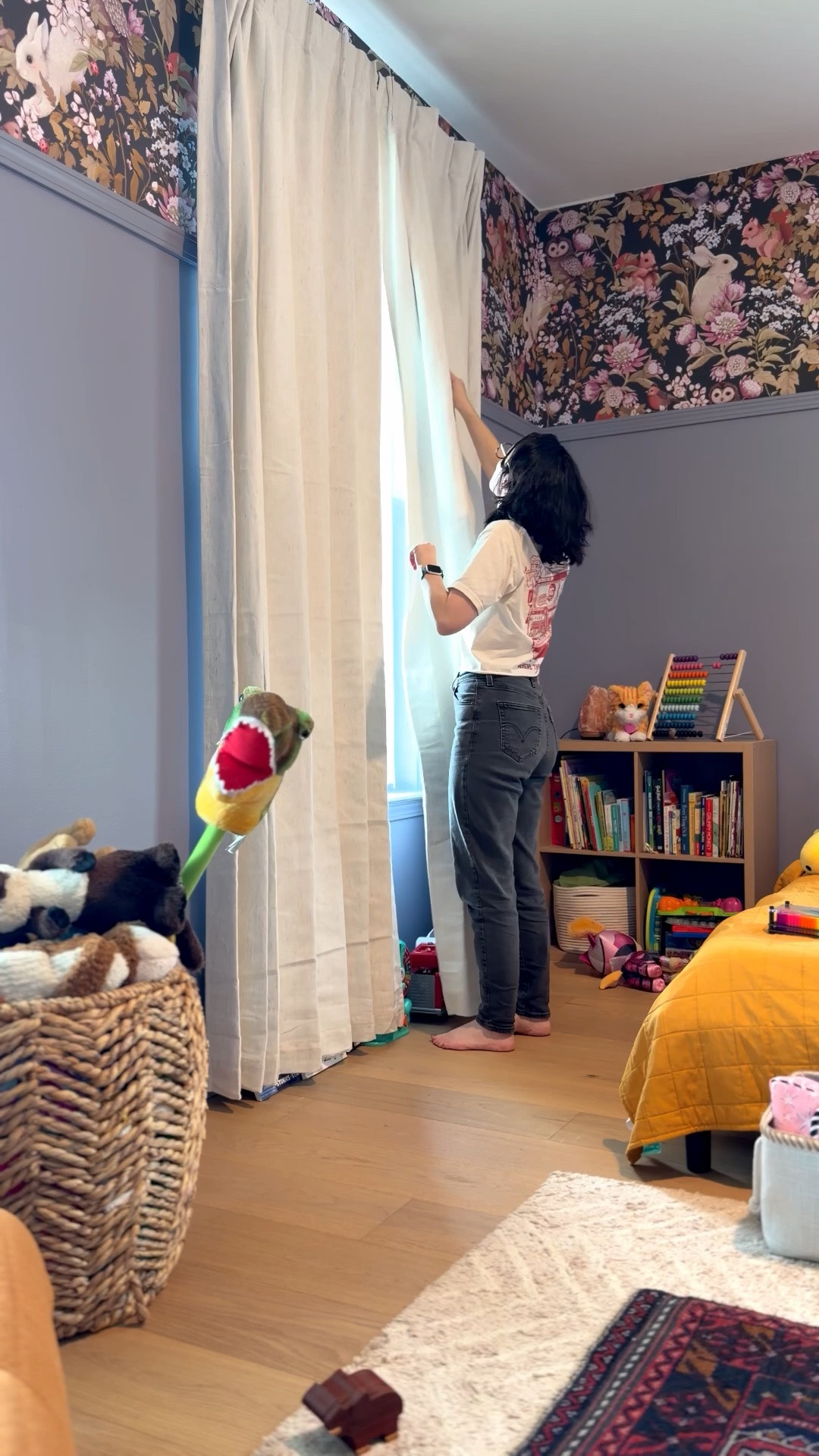 Our favorite Amazon find lately: these pinch pleat blackout drapes 🤍

We used the same two curtain styles throughout our bedrooms and living room to keep everything feeling cohesive, soft, and elevated — while still being functional enough to actually block light. The pleated look makes them feel much more custom/high-end than typical ready-made panels, and the blackout lining has made SUCH a difference in the bedrooms.

They add warmth, texture, and that full drapey look without spending custom curtain money.

Linked both styles we used on my LTK ✨#AmazonHome #AmazonFinds #NeutralHome #MoodyMinimalist #PinchPleatCurtains #BlackoutCurtains #LivingRoomInspo #BedroomInspo #HomeDecorFinds #CurtainInspo #WabiSabiHome

#LTKHome