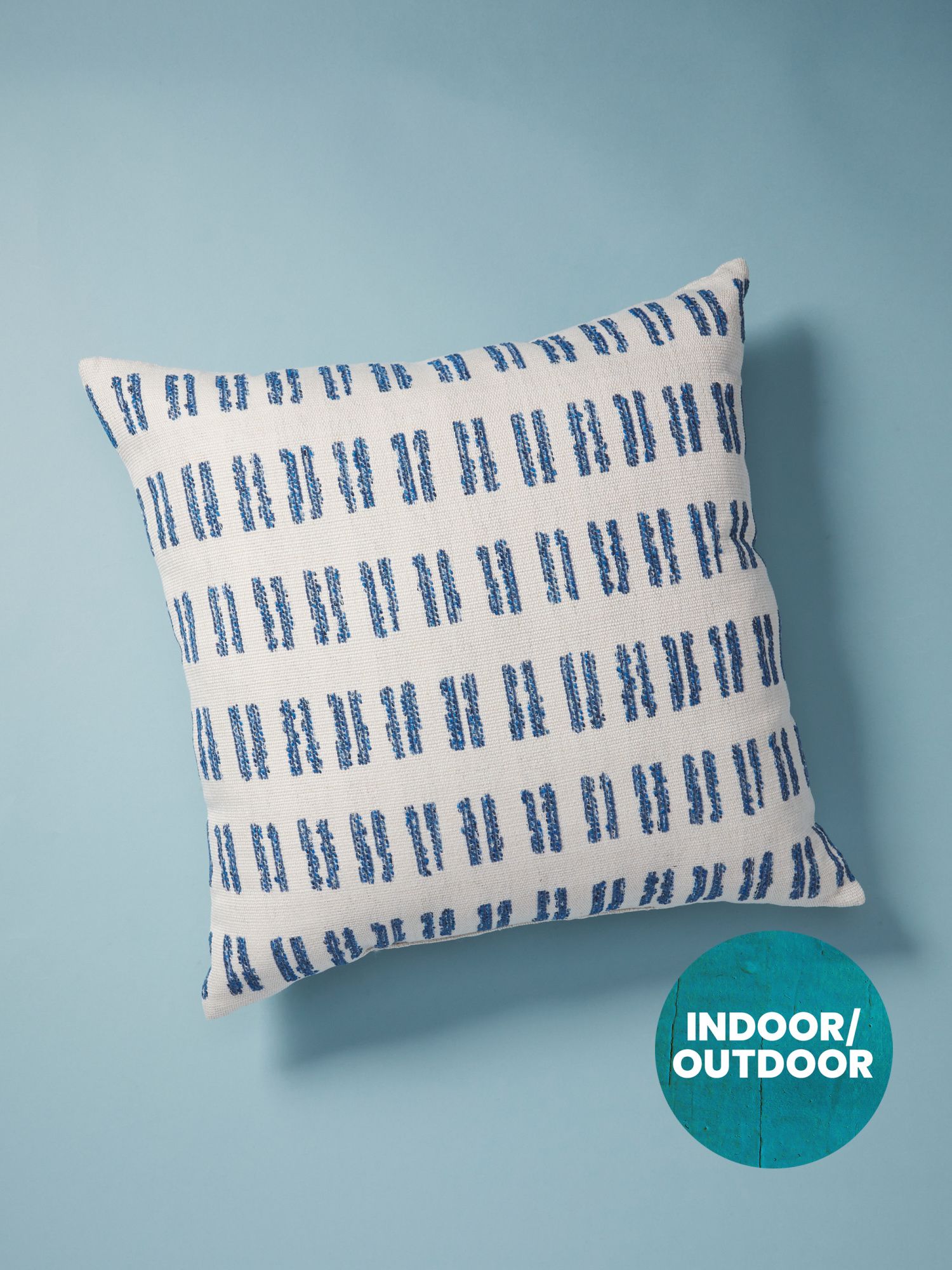 22x22 Indoor Outdoor Geometric Pillow | Outdoor Pillows | HomeGoods | HomeGoods