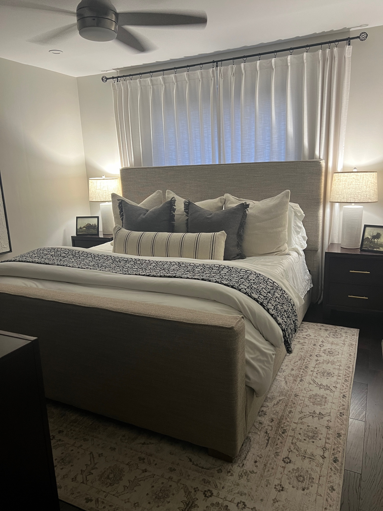 Neutral bedroom
Primary bedroom
Bed
Bed frame 
Pillows
Throw pillows
Quilt
Bedroom linens
Table lamp
Side table
Curtains
Area rug
Neutral home
Amazon
Target
Walmart
Pottery barn
Crate and barrel 

#LTKhome #LTKsale #LTKstyletip