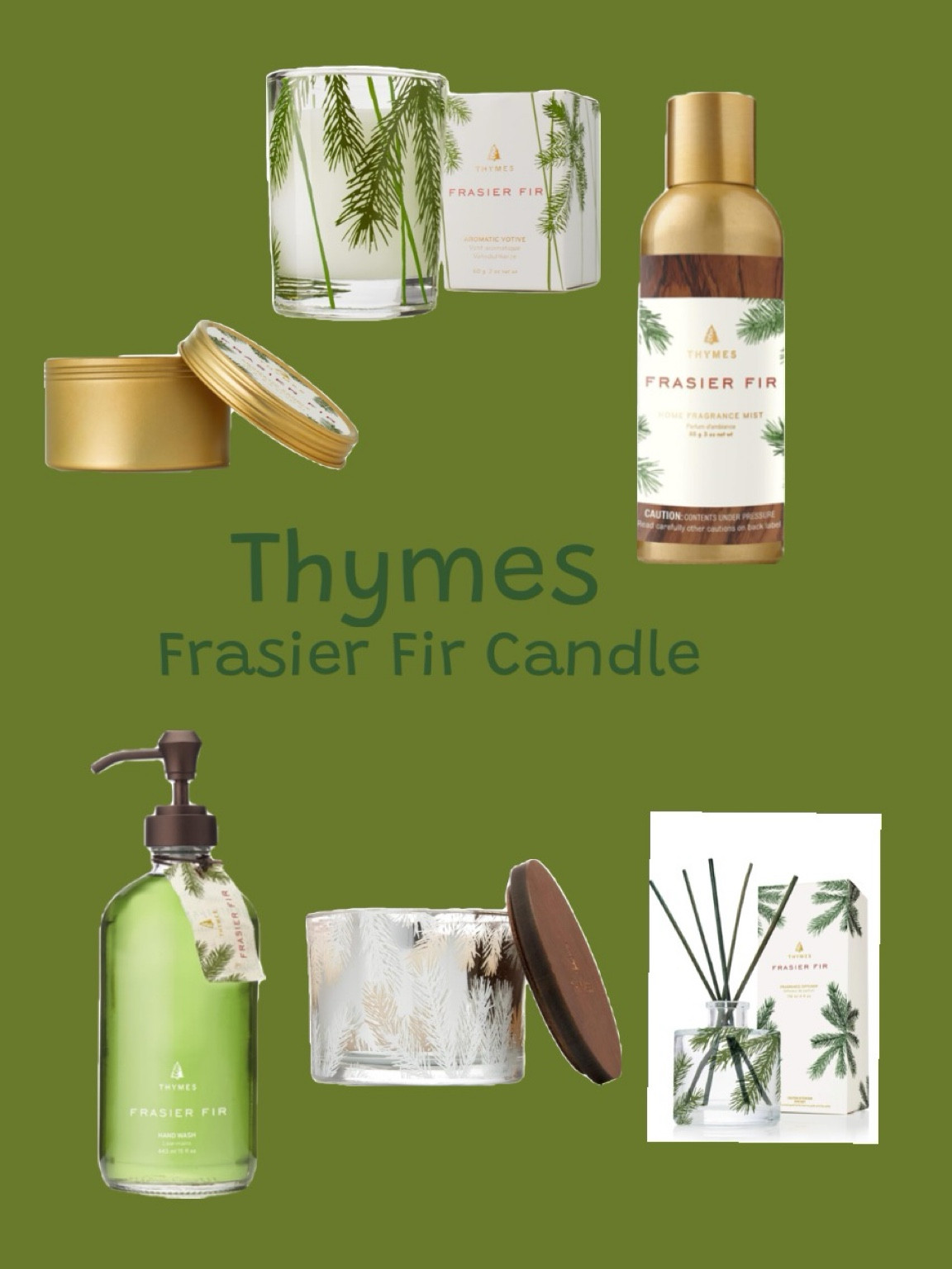 Christmas candle, Christmas decorations, holiday decorations, candle, Thymes Frasier Fir

#LTKHoliday #LTKSeasonal #LTKGiftGuide