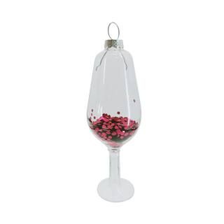 Glitter Wine Glass Ornament By Ashland® | Michaels® | Michaels Stores