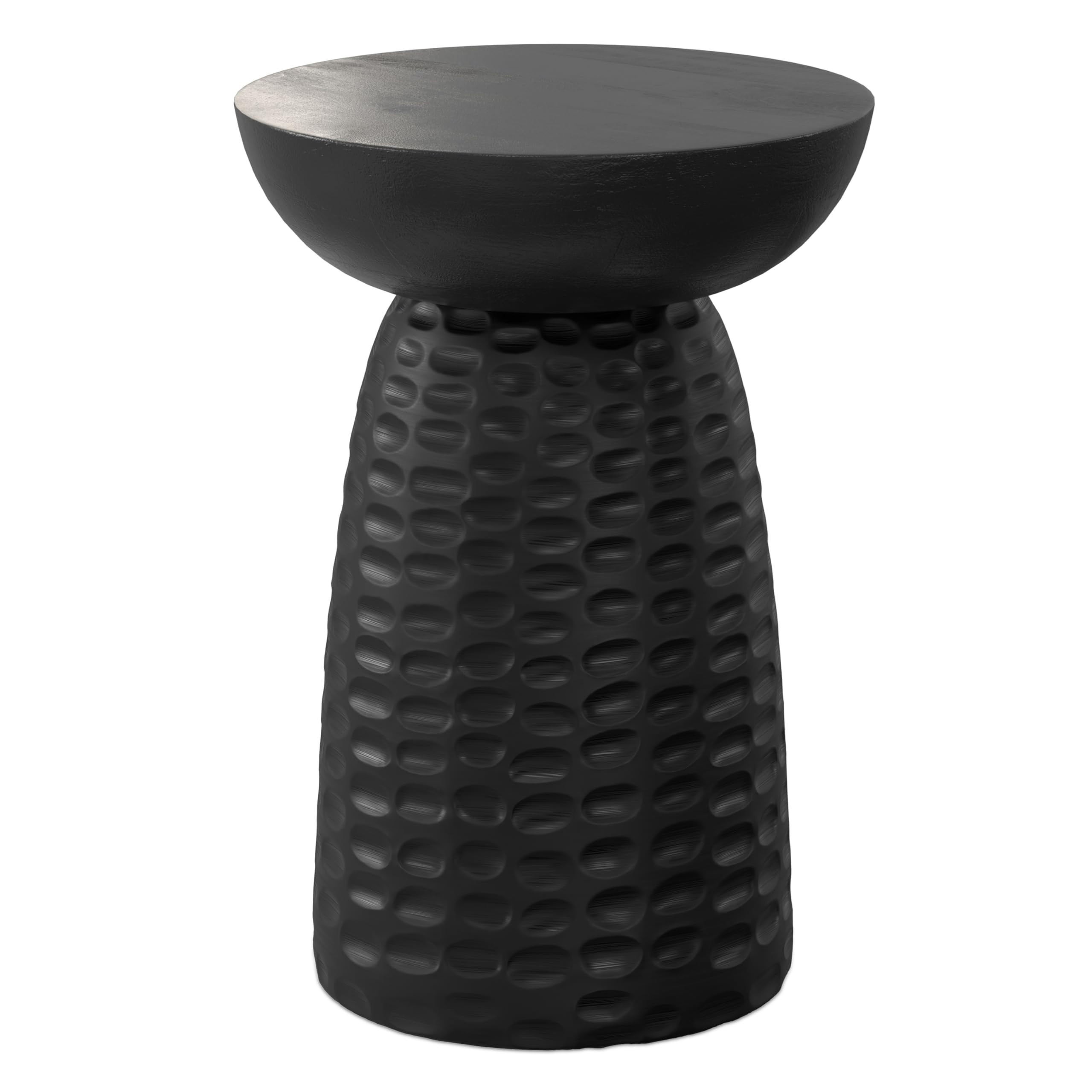 SIMPLIHOME Boyd 13-inch Wide Solid Mango End Table in Black, Contemporary-Style Accent Table for ... | Amazon (US)