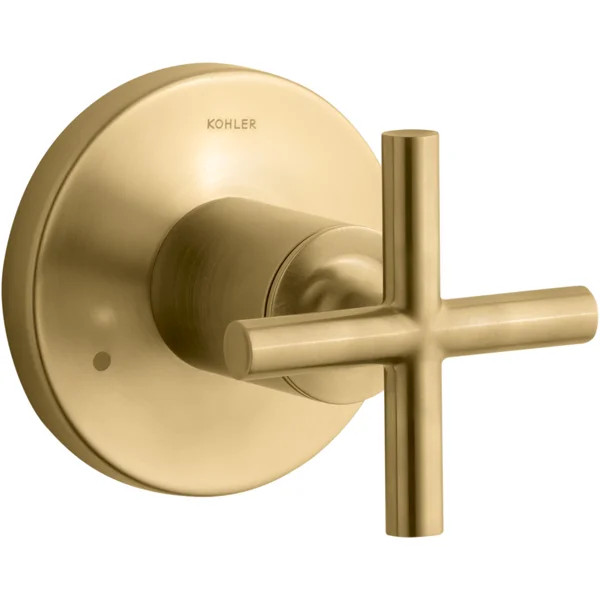 Purist® Valve Trim with Cross Handle for Transfer Valve, Requires Valve | Wayfair North America